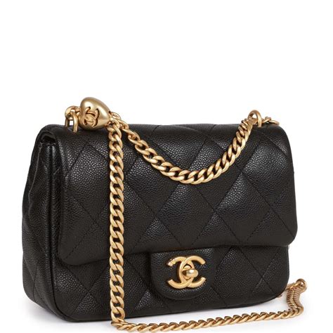 chanel 23p sweetheart mini caviar flap bag|Chanel Sweetheart Crush Mini Rectangular Flap Bag Black .